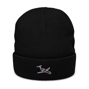 Fokker F100 Airliner Atlantis Recycled Cuffed Beanie