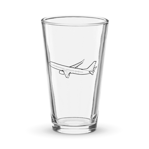 Boeing 737-900ER Airliner  Shaker Pint Glass