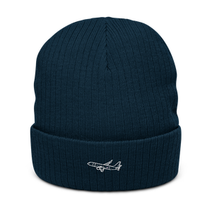 Boeing 737-900ER Airliner Atlantis Recycled Cuffed Beanie