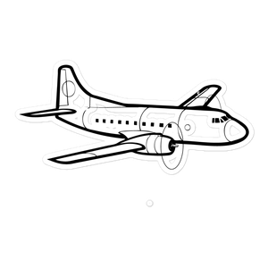 Martin 4-0-4 Airliner Sticker