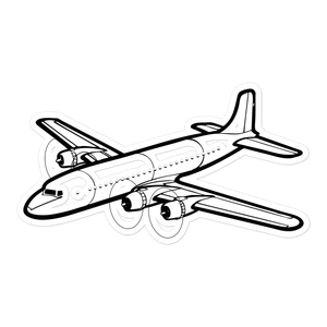 Douglas DC-6 Airliner Sticker