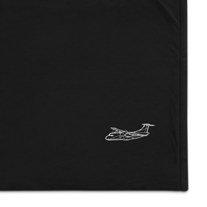 ATR 42 Regional Workhorse Port Authority Embroidered Premium Sherpa Blanket