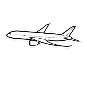 Boeing 787 Dreamliner - Aviation Marvel 3 Sticker
