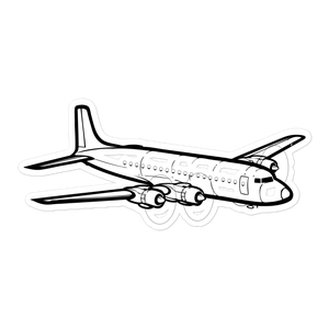 Douglas DC-7 Airliner Sticker