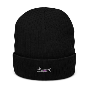 Douglas DC-7 Airliner Atlantis Recycled Cuffed Beanie