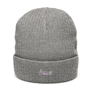 Douglas DC-7 Airliner Atlantis Recycled Cuffed Beanie