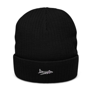 Convair 580 Turbo-Prop Airliner Atlantis Recycled Cuffed Beanie