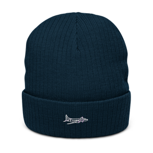 Convair 580 Turbo-Prop Airliner Atlantis Recycled Cuffed Beanie