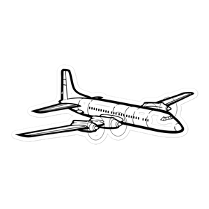 Canadair CL-44 Swing-Tail Airliner Sticker