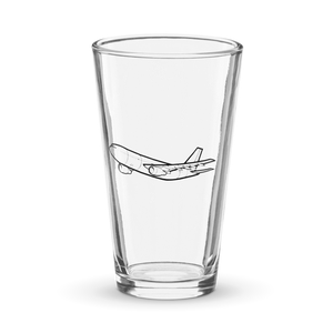 Airbus A300 Widebody Jet 2  Shaker Pint Glass