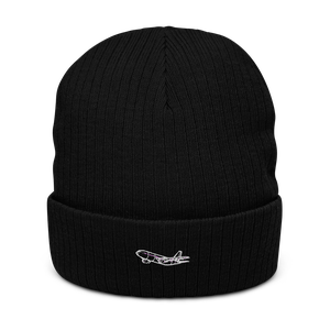 Airbus A300 Widebody Jet 2 Atlantis Recycled Cuffed Beanie