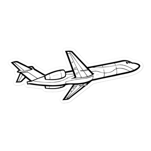 Boeing 717 Regional Jetliner Sticker