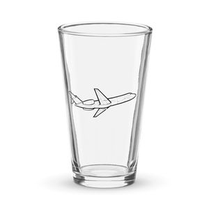 Boeing 717 Regional Jetliner  Shaker Pint Glass