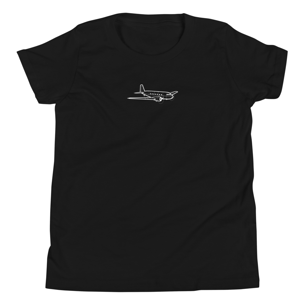 Douglas DC-2 Airliner Pioneer Youth T-Shirt 