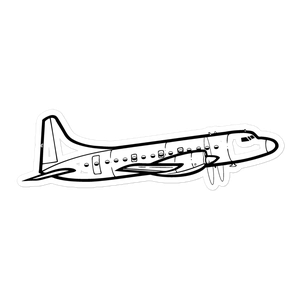 Convair 580 Turboprop Airliner 2 Sticker