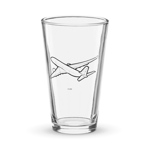 Airbus A330 Wide-body Jetliner  Shaker Pint Glass