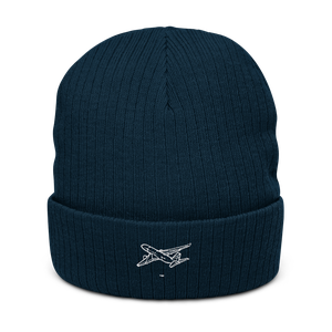 Airbus A330 Wide-body Jetliner Atlantis Recycled Cuffed Beanie