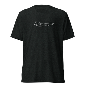 Boeing 737-8 Airliner Tri-blend T-Shirt