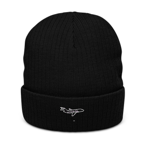 McDonnell Douglas DC-9 Airliner 2 Atlantis Recycled Cuffed Beanie