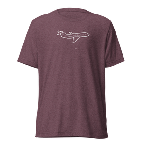 McDonnell Douglas DC-9 Airliner 2 Tri-blend T-Shirt