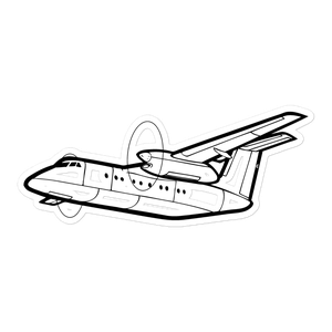 De Havilland DASH 8 Airliner Sticker