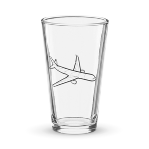 Boeing 767 Airliner  Shaker Pint Glass