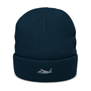 Short 360 Regional Airliner Atlantis Recycled Cuffed Beanie