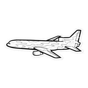 Lockheed L-1011 TriStar Luxury Liner Sticker