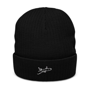 McDonnell Douglas MD-11 Airliner Atlantis Recycled Cuffed Beanie