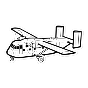 Short Skyvan - The Flying Shoebox Sticker