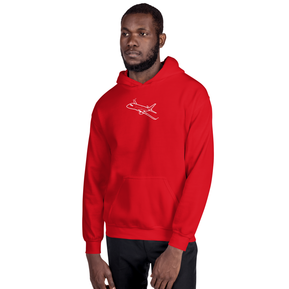 Embraer EMB 175 Regional Jet Hoodie Sweatshirt 