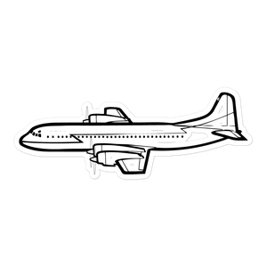 Lockheed Electra Airliner Sticker