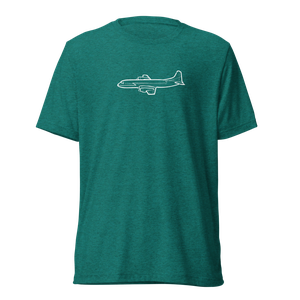 Lockheed Electra Airliner Tri-blend T-Shirt