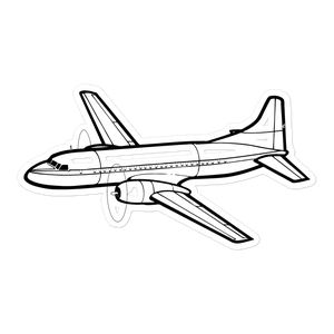 Convair 240 Classic Airliner Sticker