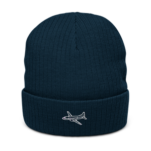 Convair 240 Classic Airliner Atlantis Recycled Cuffed Beanie