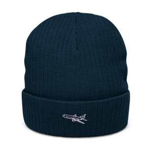 McDonnell Douglas DC-10 Airliner Atlantis Recycled Cuffed Beanie