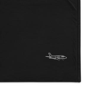 Embraer Bandeirante Pioneer Port Authority Embroidered Premium Sherpa Blanket