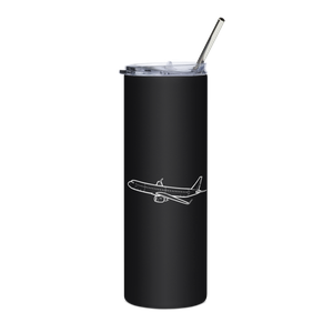 Embraer EMB 190 Airliner  Stainless Steel Tumbler