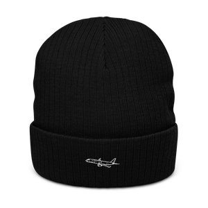 Embraer EMB 190 Airliner Atlantis Recycled Cuffed Beanie