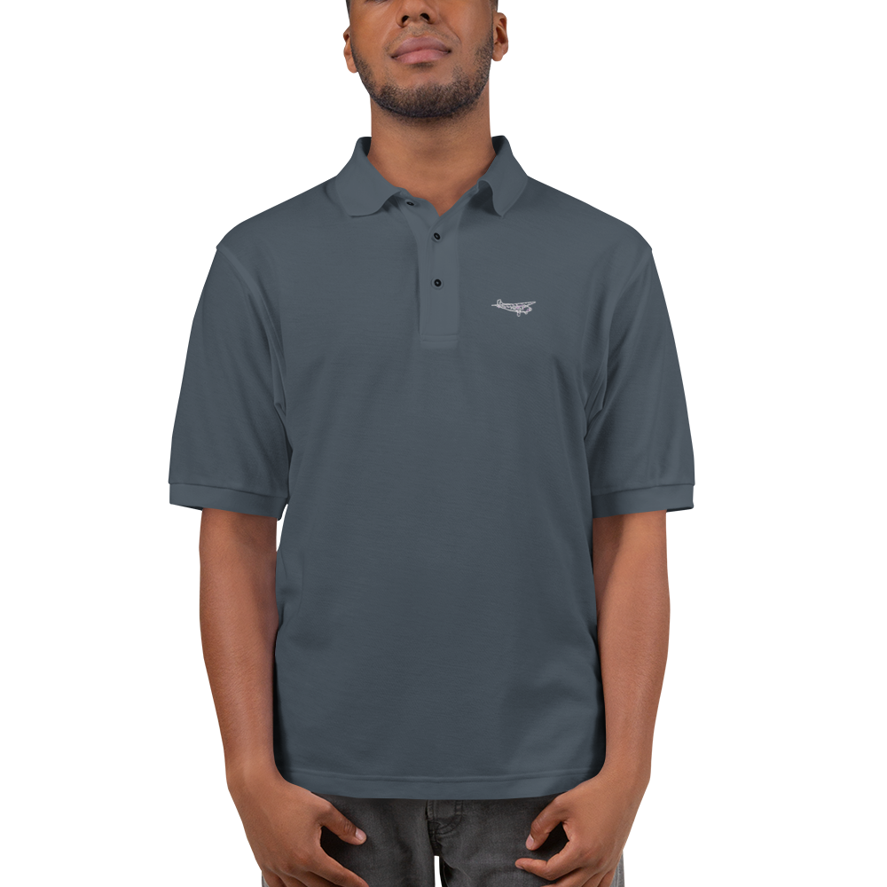 Ford Tri-Motor Tin Goose Port Authority Embroidered Polo Shirt 