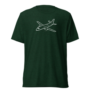 SAAB 340 Regional Airliner Tri-blend T-Shirt