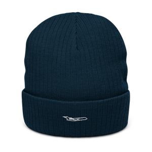 Boeing 727-200 Airliner Atlantis Recycled Cuffed Beanie
