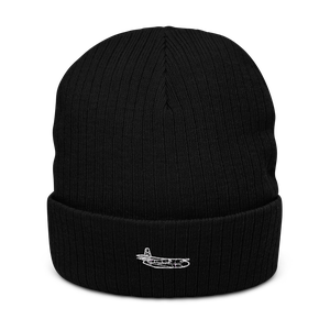 Fokker F27 Friendship Airliner Atlantis Recycled Cuffed Beanie