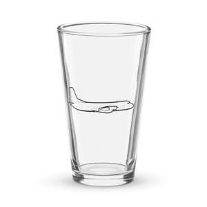 YS-11 Japanese Turboprop Airliner  Shaker Pint Glass