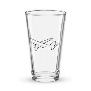 Airbus A300 Pioneer Widebody  Shaker Pint Glass