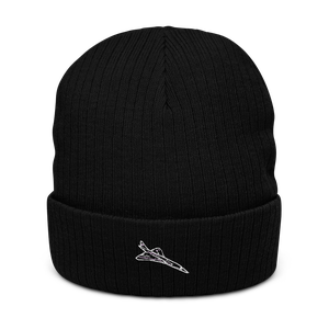 Concorde Supersonic Airliner Atlantis Recycled Cuffed Beanie