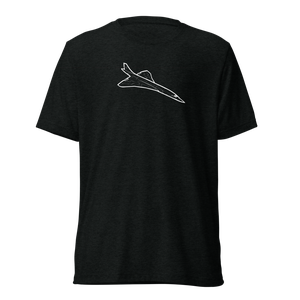 Concorde Supersonic Airliner Tri-blend T-Shirt