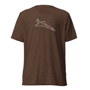 Concorde Supersonic Airliner Tri-blend T-Shirt