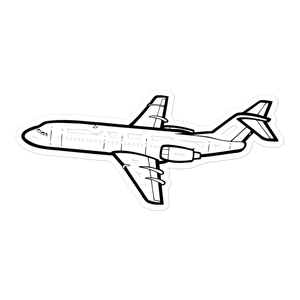 Fokker Executive Luxury Jet Sticker