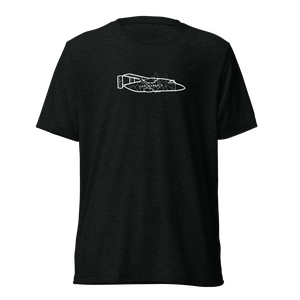 Short 330 Regional Airliner Tri-blend T-Shirt